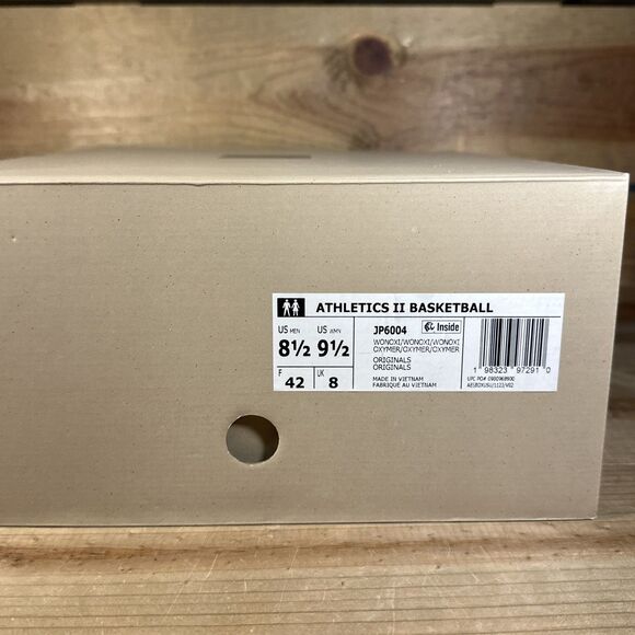 Men’s 8.5 FEAR OF GOD x Adidas ATHLETICS II Basketball Wonder Oxide Shoes JP6004 - Picture 8 of 8